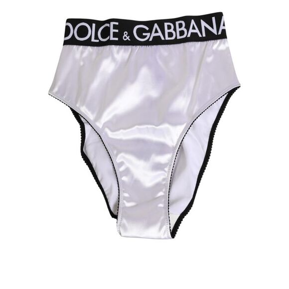 Dolce & Gabbana Briefs Lace Trim Women White Underwear